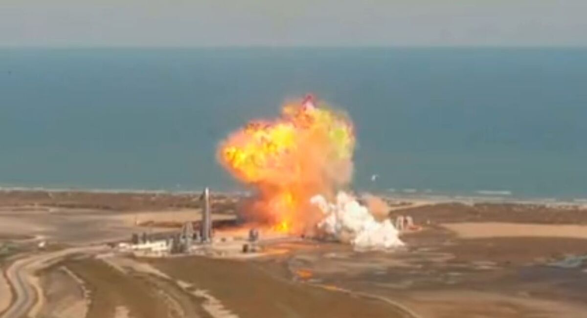 SpaceX Sinks Back to Where It Started