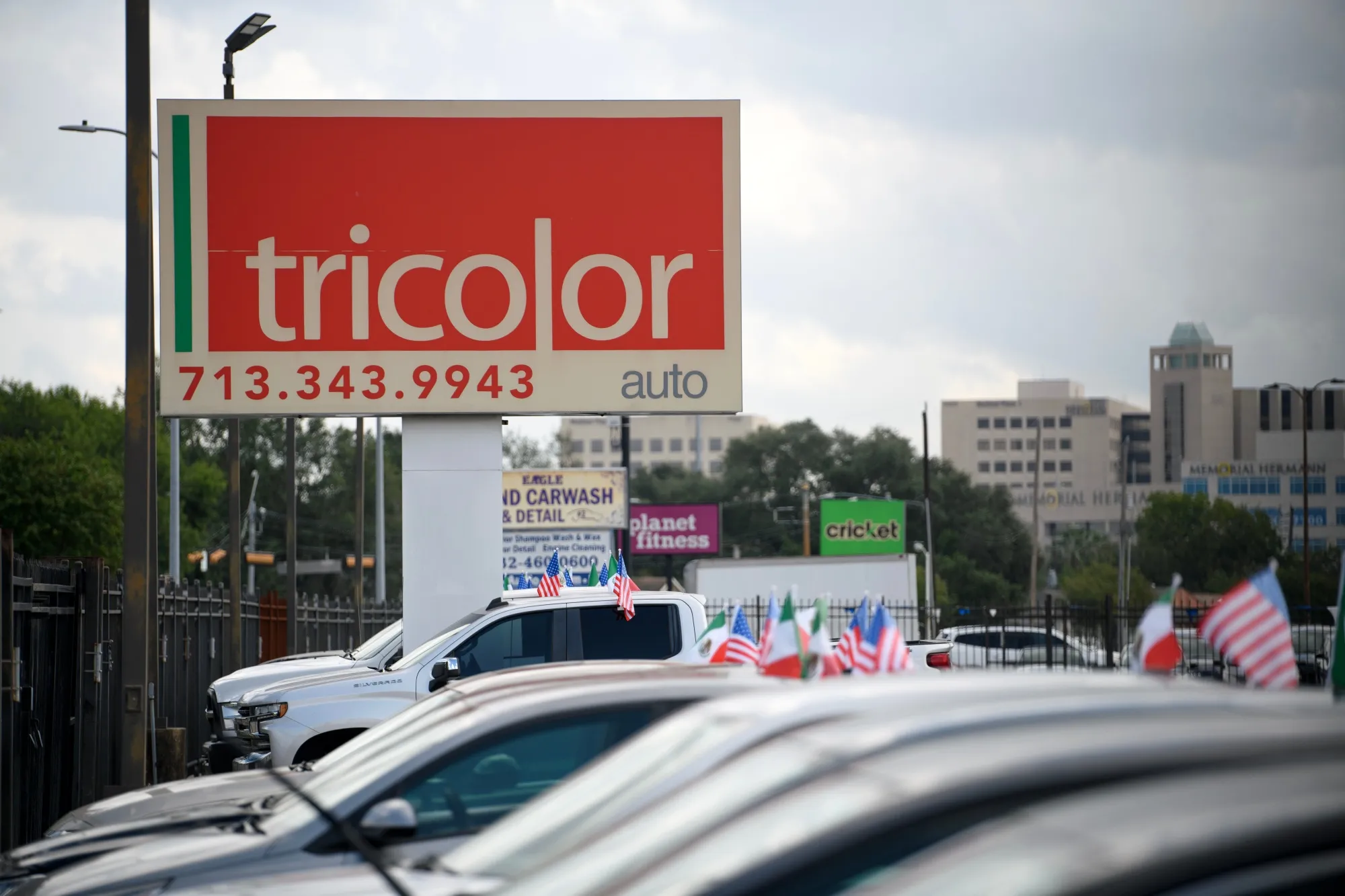 A Tricolor dealership in Houston.
