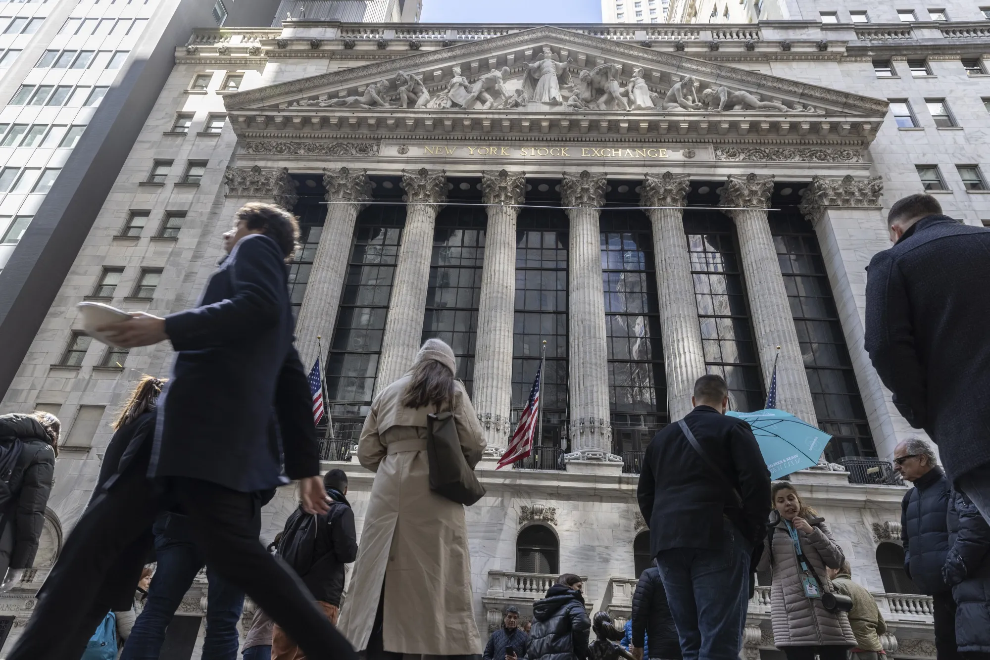 The New York Stock Exchange.