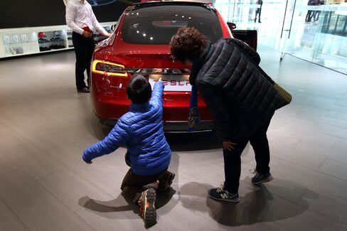 Tesla Motors Showroom in Beijing