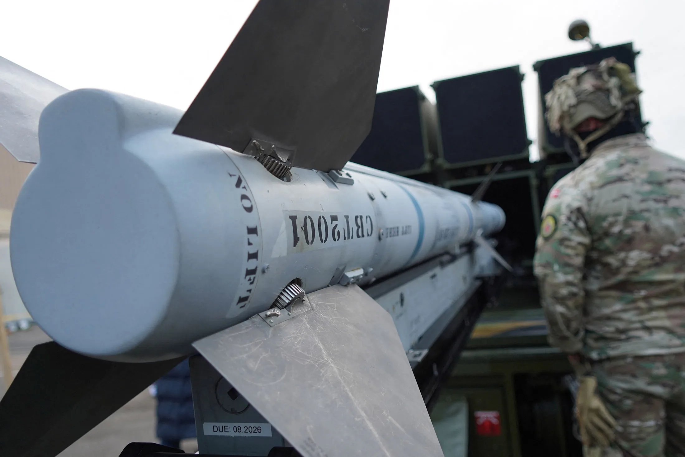 An NASAMS ground-based air defense system in Denmark.