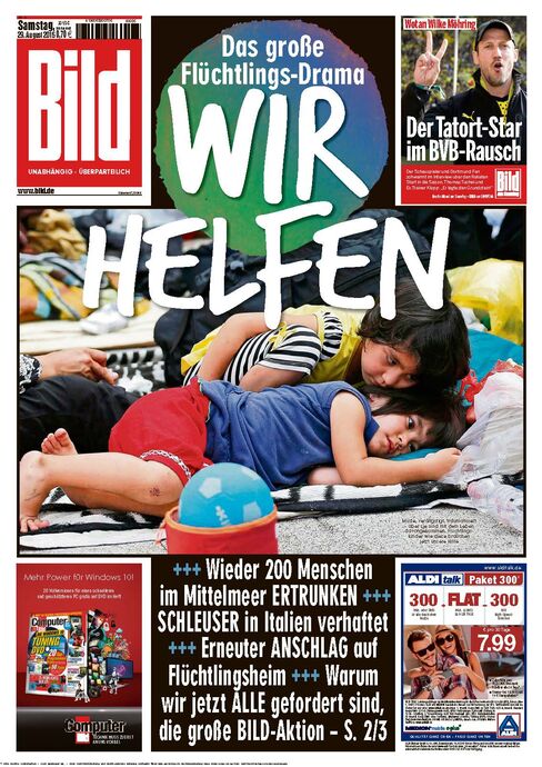 Bild cover, Aug. 29, 2015