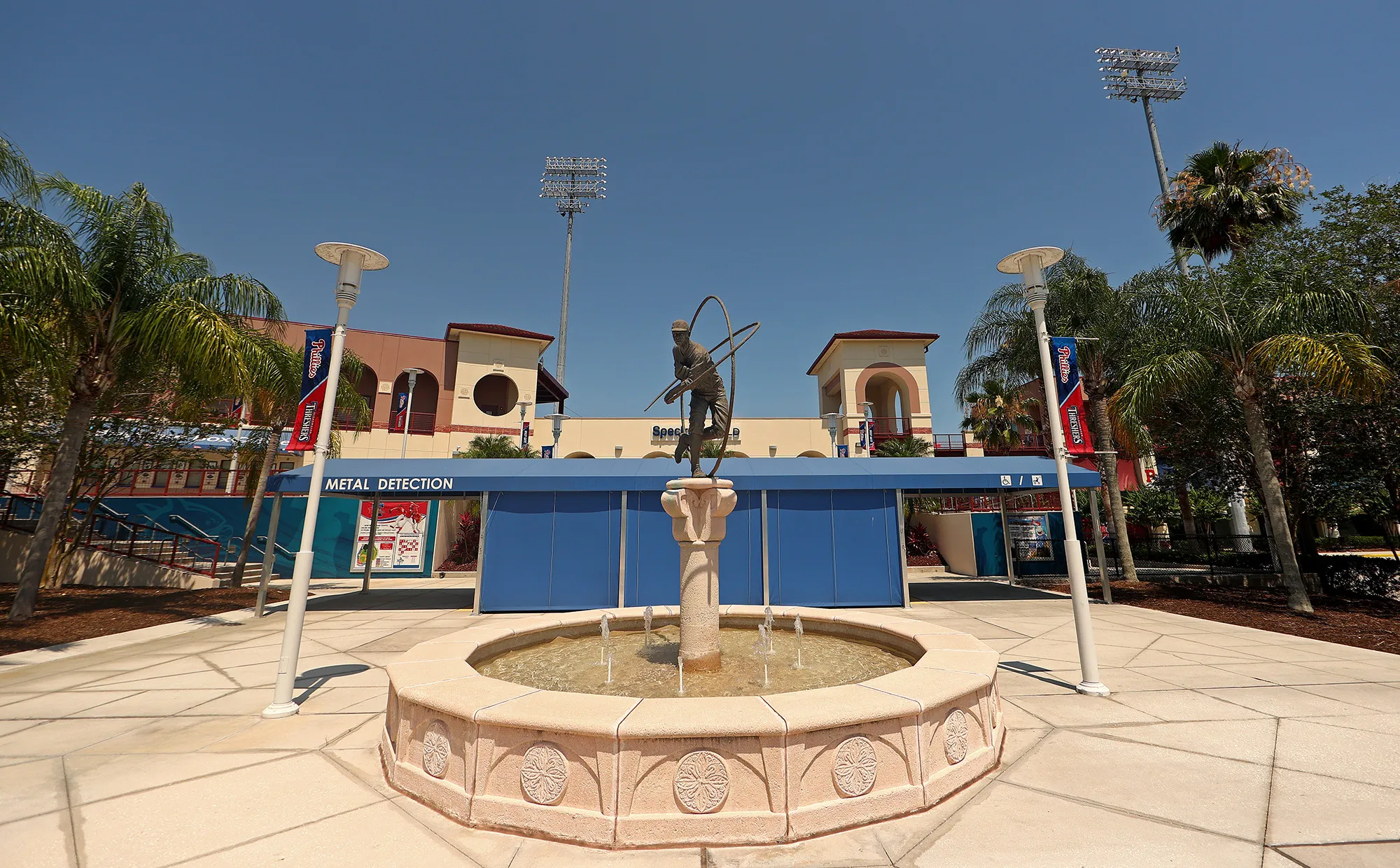 Spectrum Field, spring training home of the Philadelphia Phillies,&nbsp;in Clearwater, Florida.&nbsp;