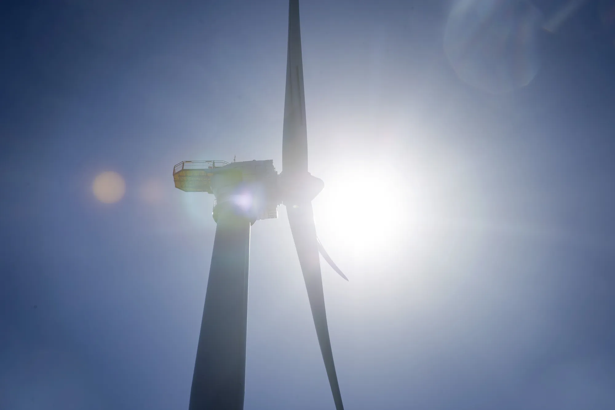 Views Of General Electric Co.'s First U.S. Offshore Wind Farm
