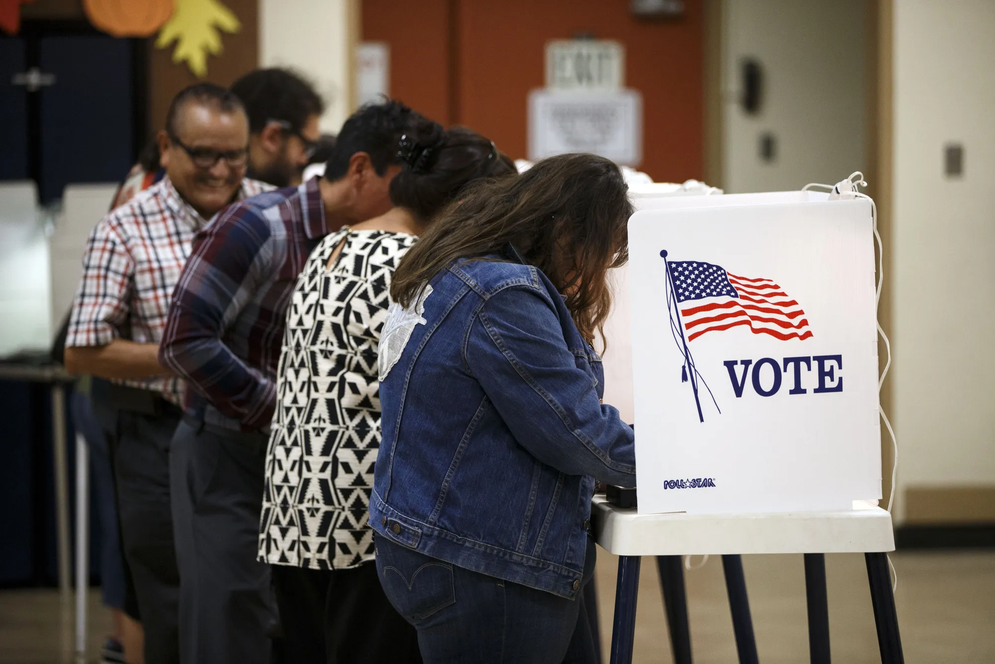 Voters Cast Their Ballots For The 2016 U.S. Presidential Election 