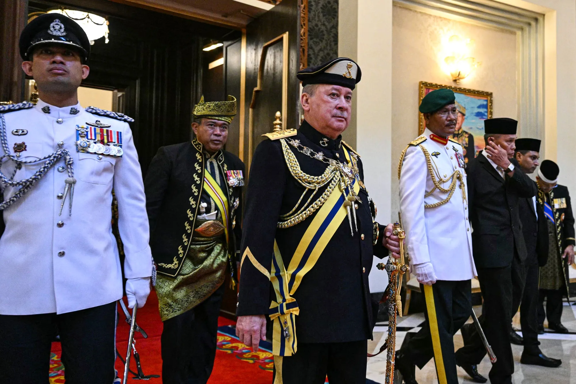 Sultan Ibrahim Iskandar in Kuala Lumpur on Jan. 31.