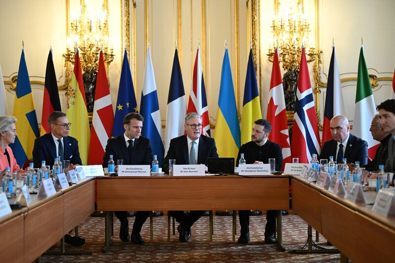 Keir Starmer Hosts European Leaders For Further Talks On Peace In Ukraine