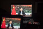 Xi Jinping speaks virtually&nbsp;during the United Nations General Assembly on Sept. 22. 2020.