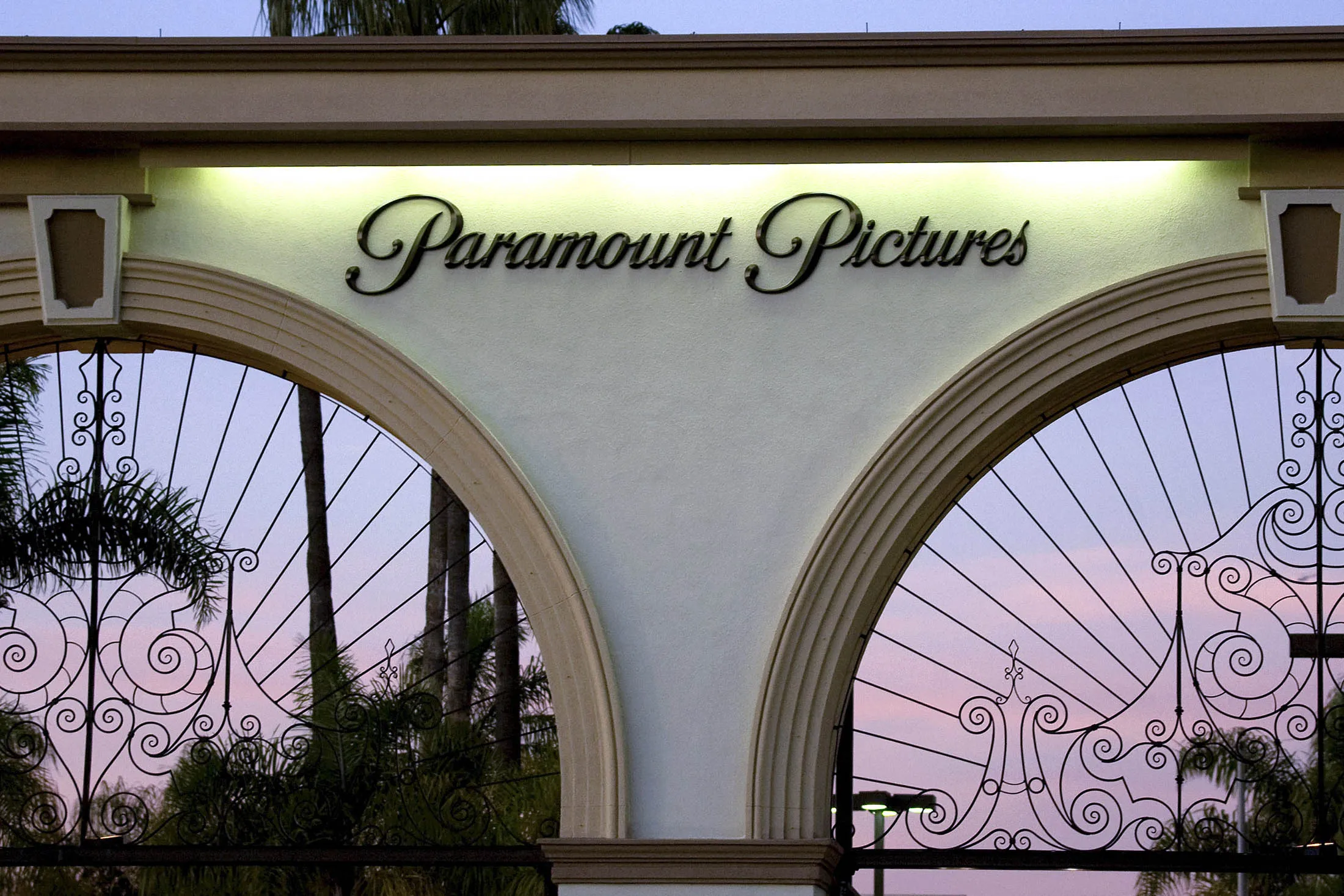 The Paramount Pictures studios in Los Angeles.
