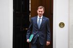Jeremy Hunt, UK chancellor of the exchequer, departs 11 Downing Street to present the Autumn Statement at Parliament, in London, on Nov. 17.