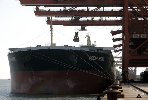 Iron Ore Transfer And Storage Center in Shanghai