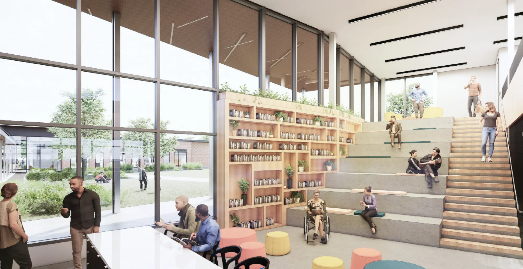 The HAY&nbsp;Center Campus, in Houston, will&nbsp;mix apartment units with space for&nbsp;classrooms and services aimed at young people transitioning from foster care.&nbsp;