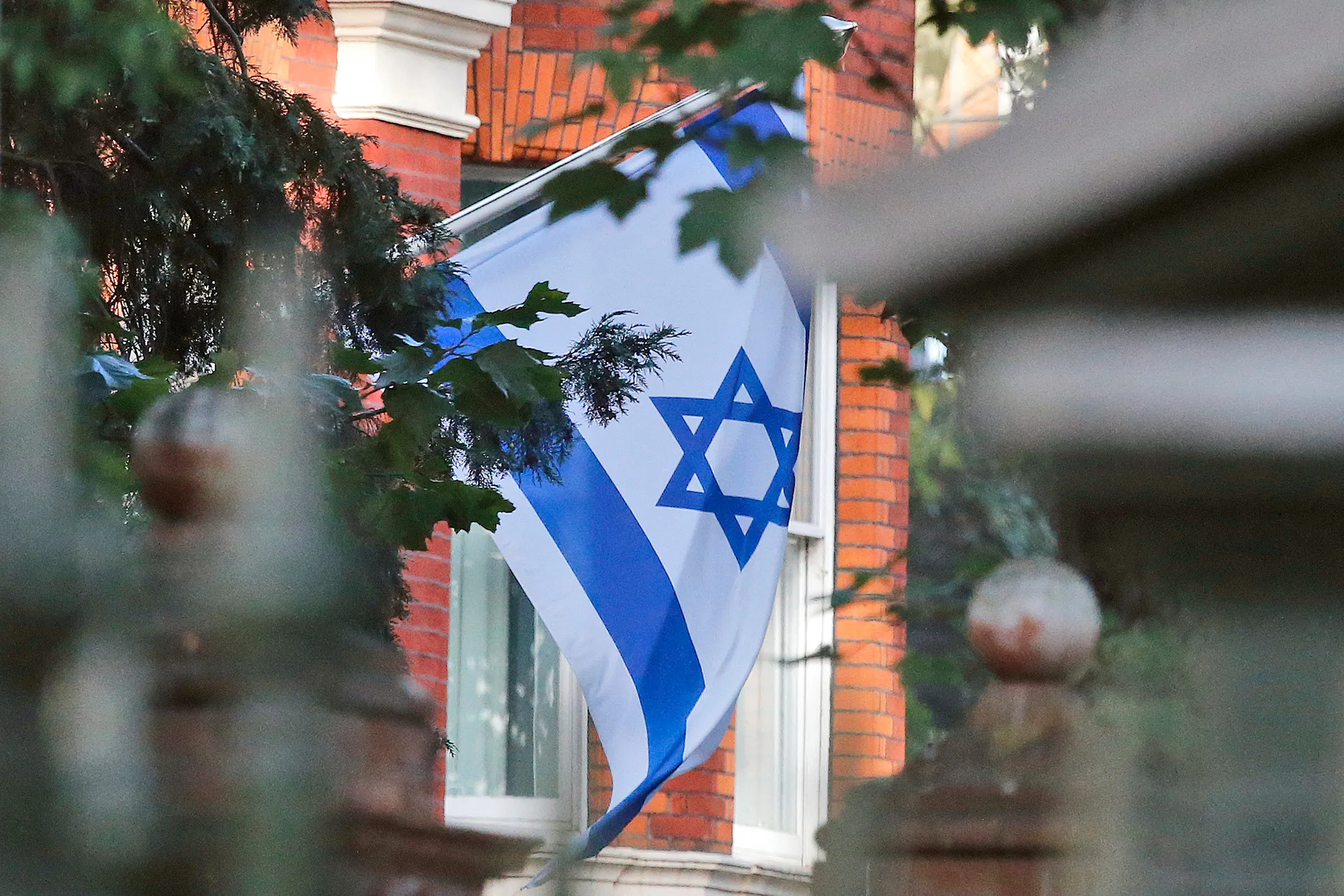 The Israeli Embassy&nbsp;in London.