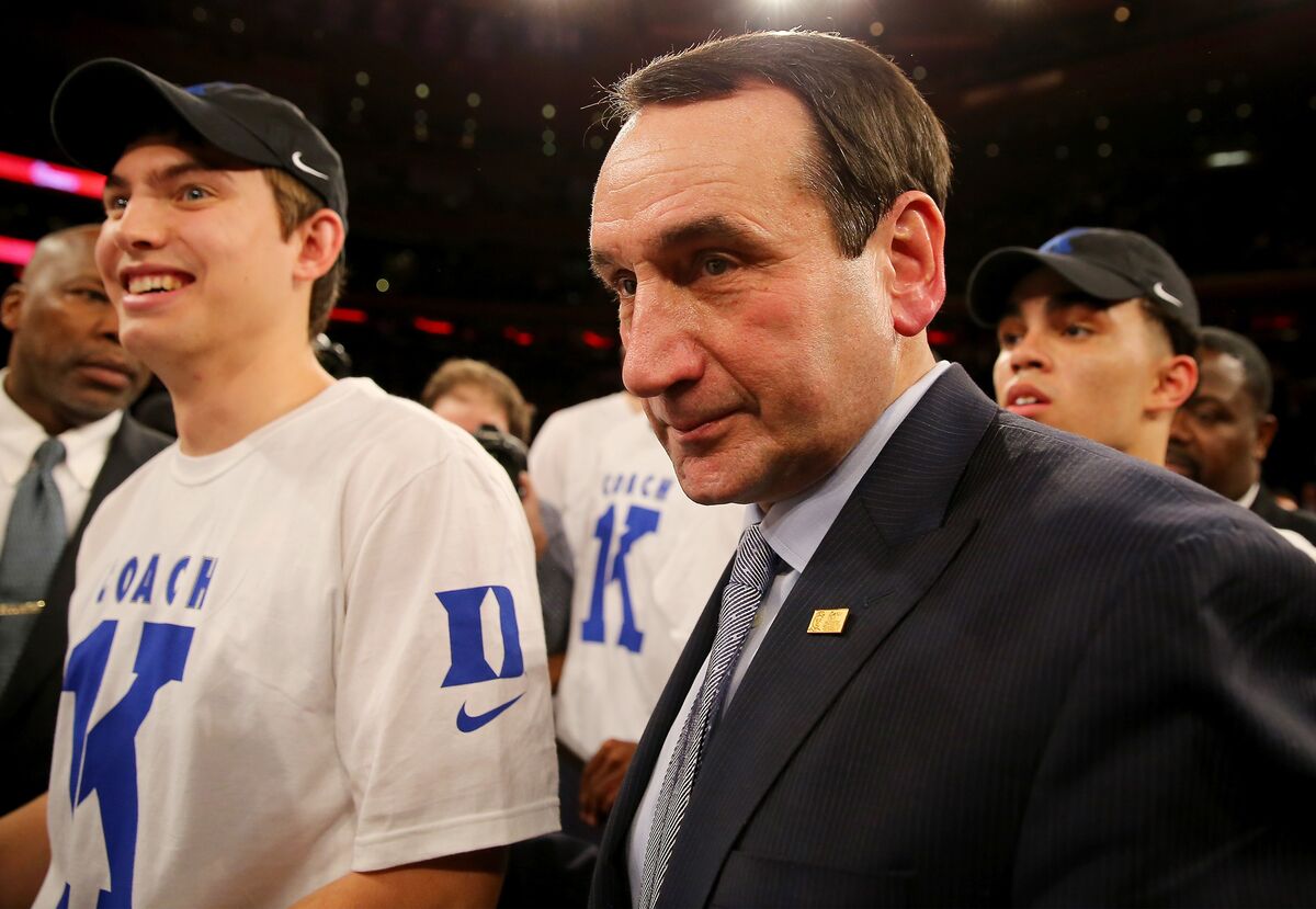 Duke Basketball's Coach K Had $ Million Compensation Package in 2020 -  Bloomberg