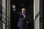 Boris Johnson outside 10 Downing Street on July 24.