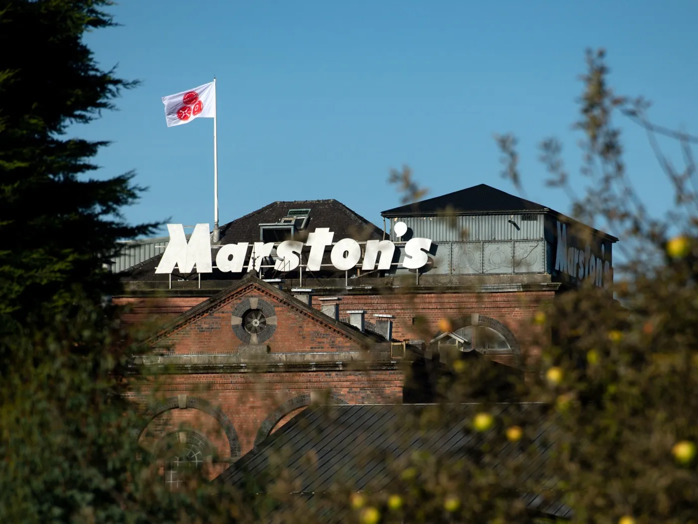 Marston's brewery in Burton upon Trent, U.K.