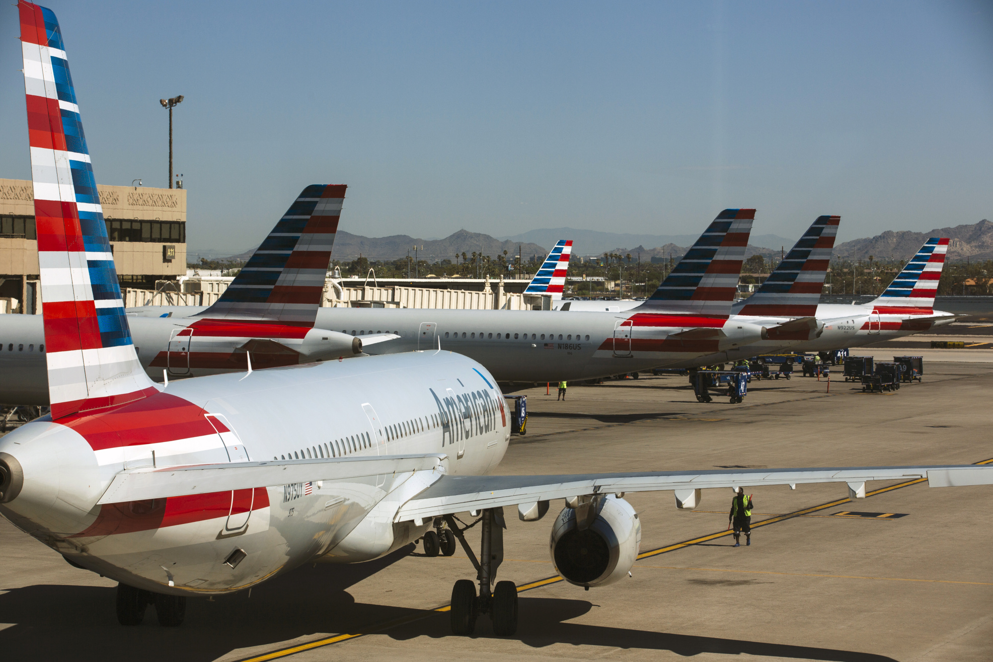 An American Airlines Group Inc. Terminal Ahead Of Earnings Figures 