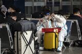 Travelers at Shanghai Railway Station As China's Lunar New Year Exodus Threatens More Factory Disruption