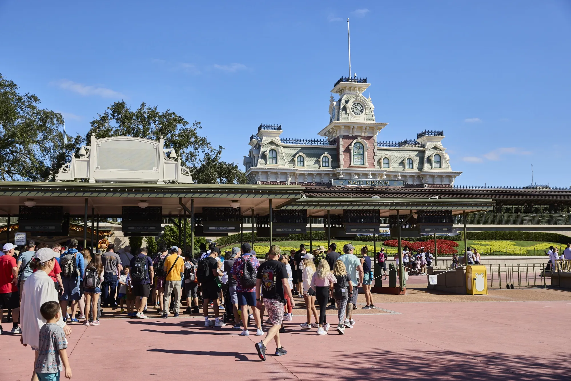Visitors arrive at Walt Disney World&nbsp;in Orlando, Florida.