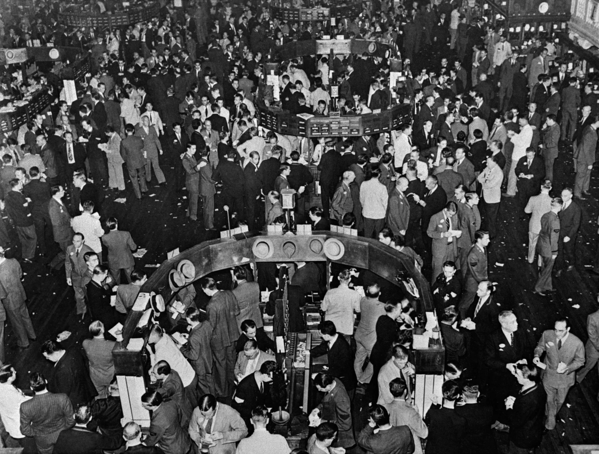 Wall Street traders in 1929.