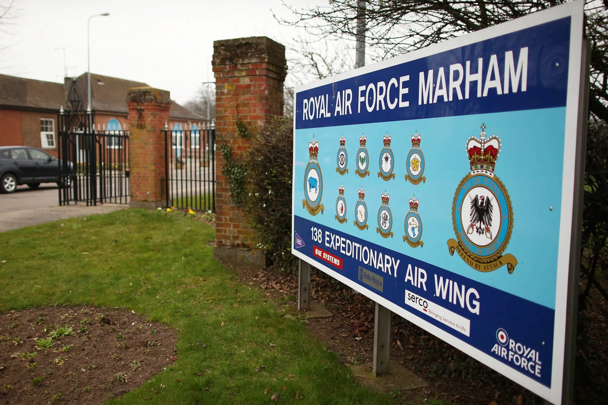 RAF Marham air base in Norfolk, UK.