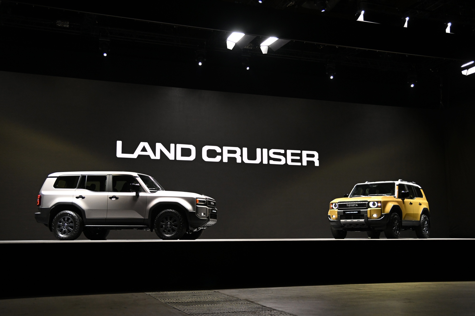 New Land Cruiser unveiled during its world premier in Tokyo.