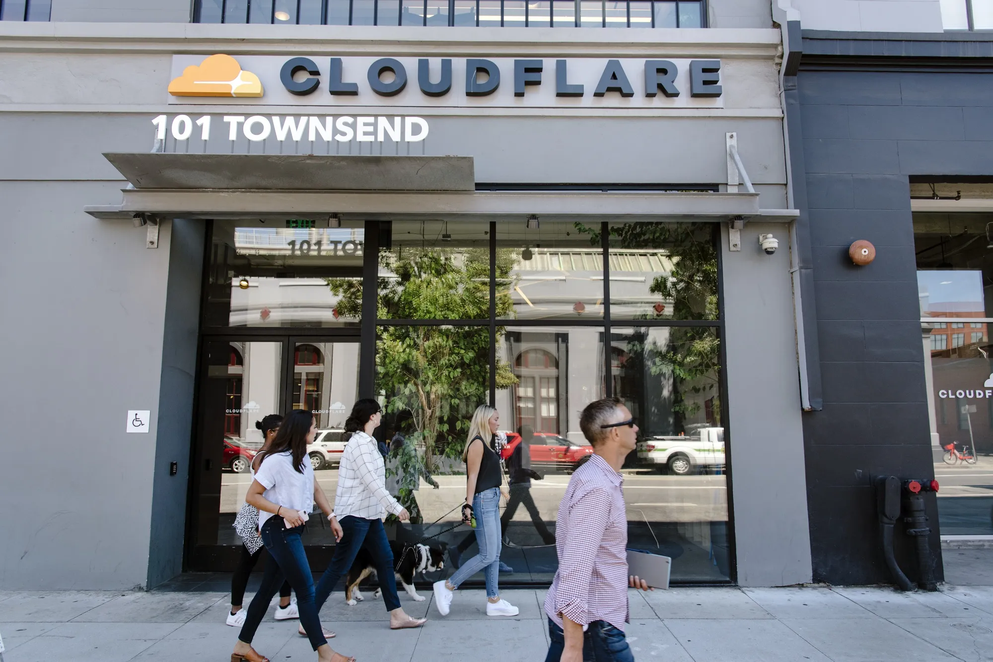 Cloudflare&nbsp;headquarters in San Francisco.
