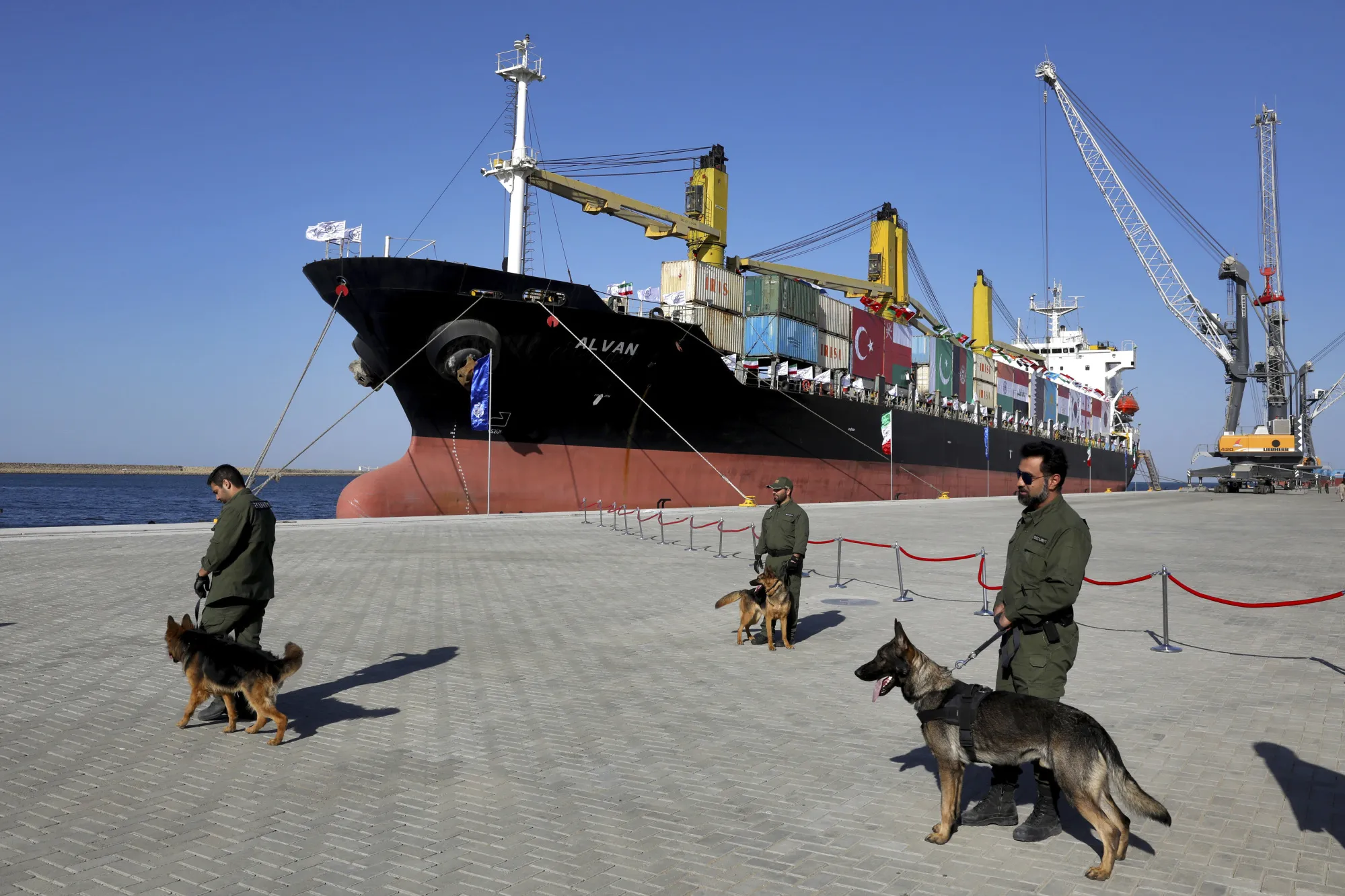 The port of Chabahar on the Gulf of Oman, southeastern Iran.