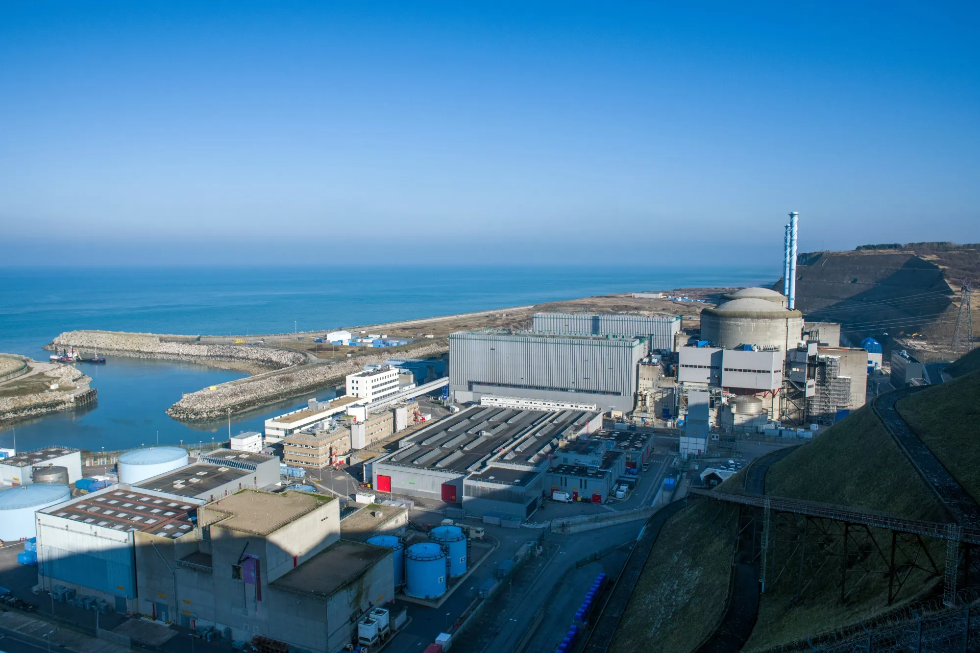 The EDF Penly nuclear power plant in France.