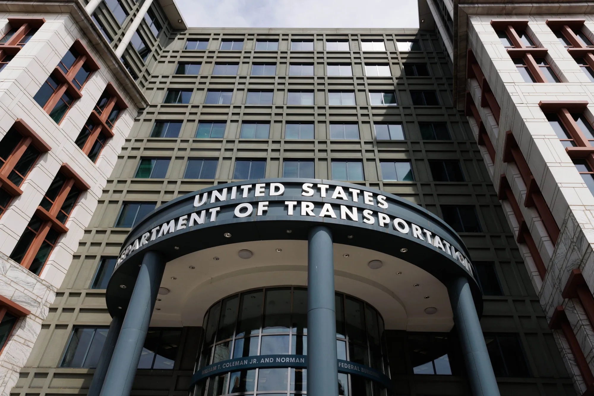 The Department of Transportation headquarters in Washington, DC.
