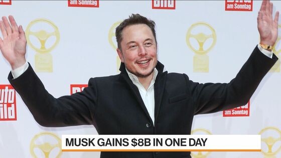 Elon Musk Gains $8 Billion to Become World’s Fourth-Richest Person