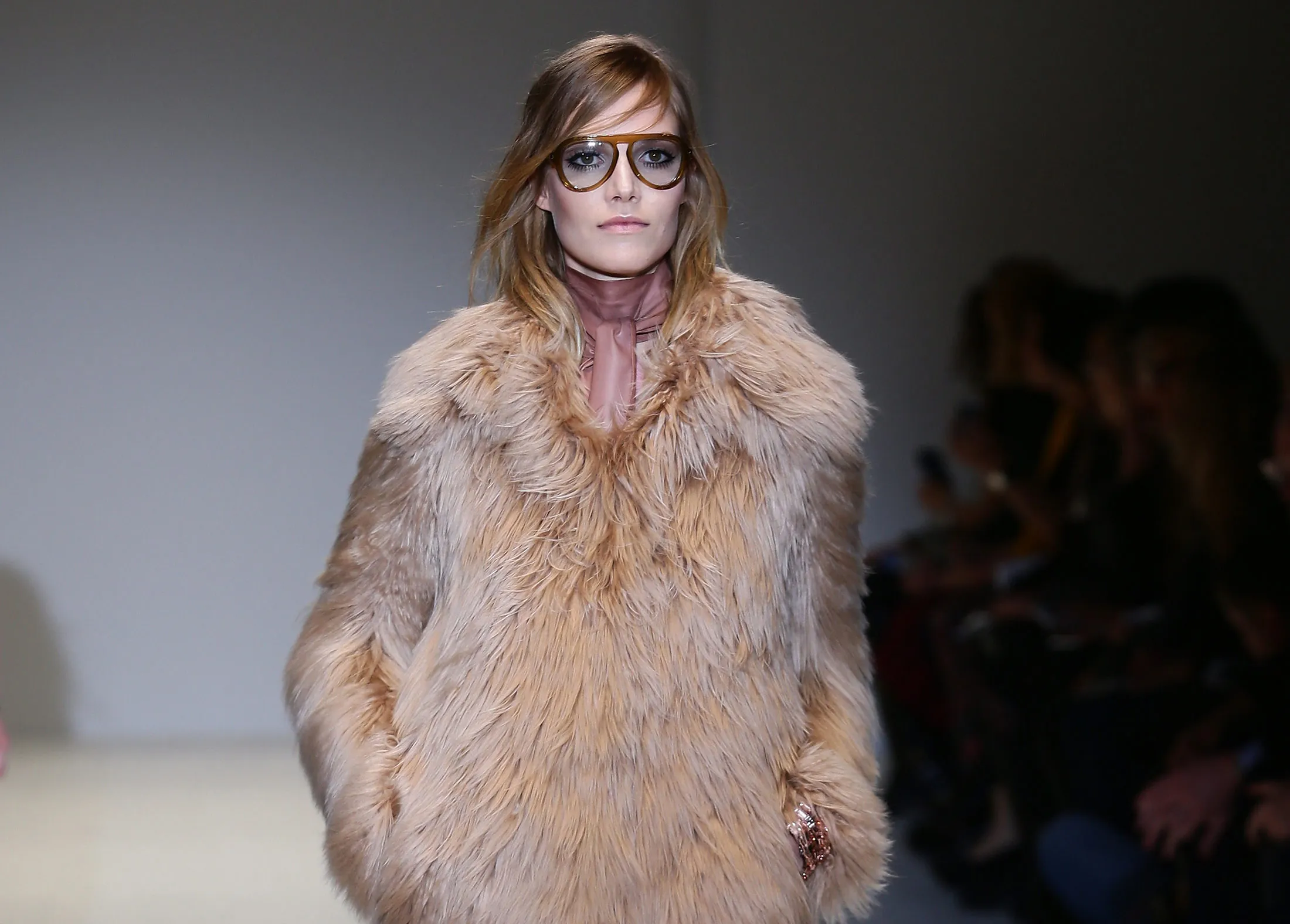 Gucci fur.
