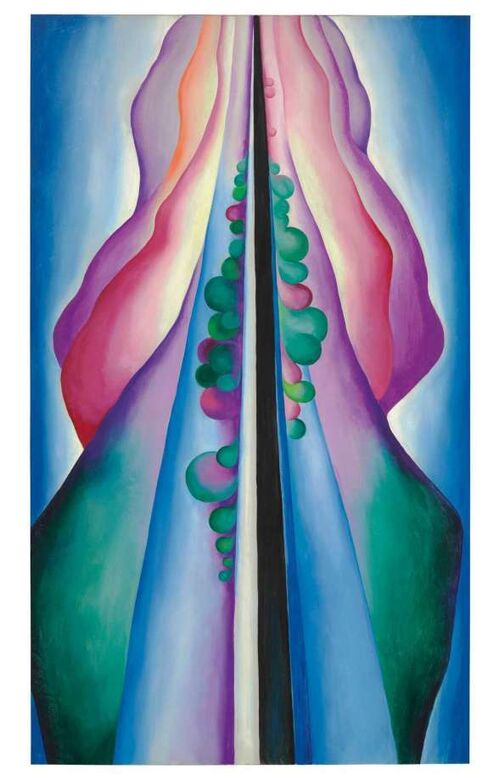 “Lake George Reflection” by Georgia O’Keeffe