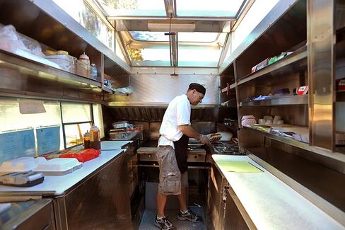Food Trucks Are Stale. Line Up for Food Scooters