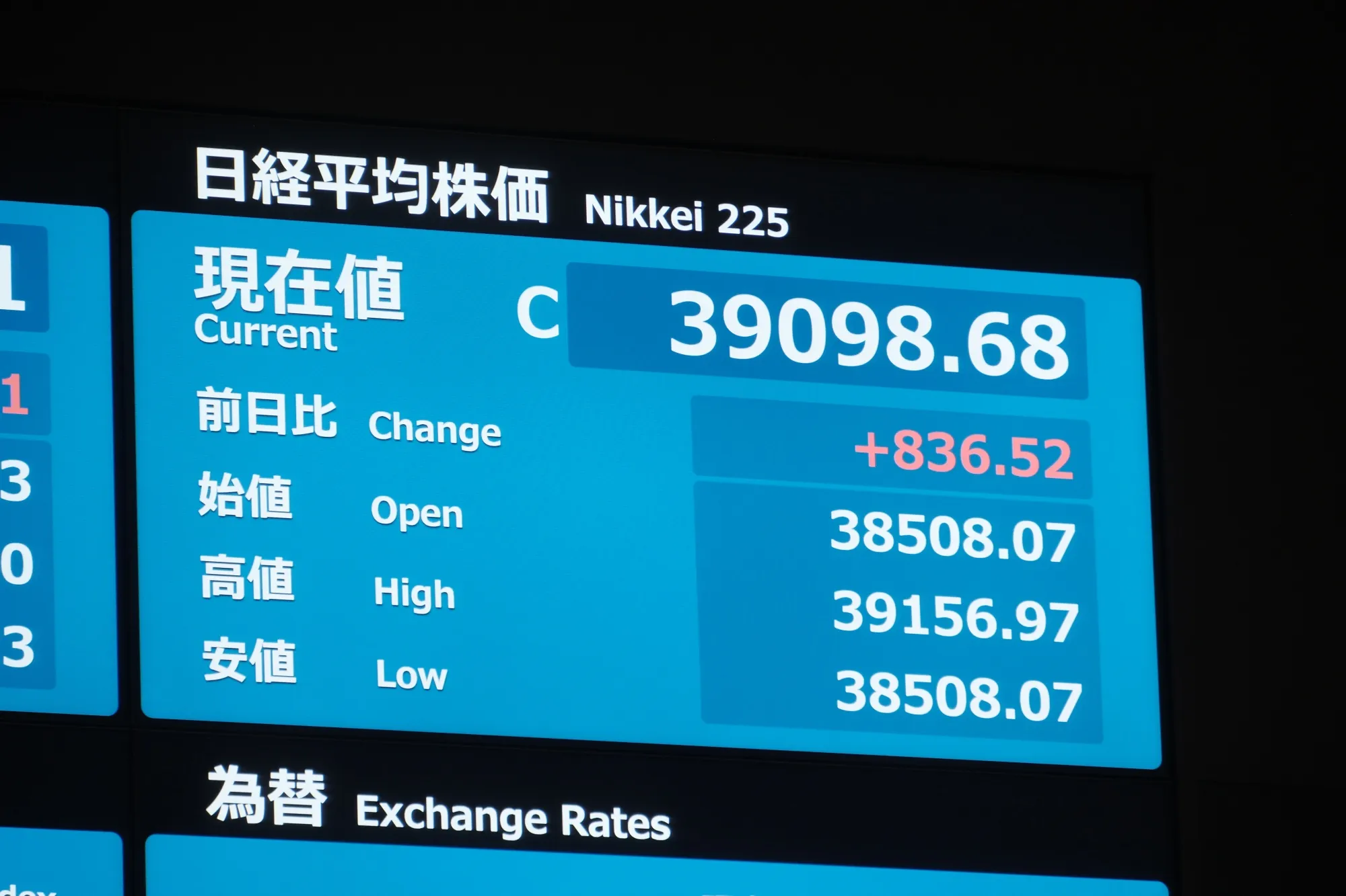 日経平均34年ぶりに史上最高値、パラダイムシフトで海外資金流入 - Bloomberg