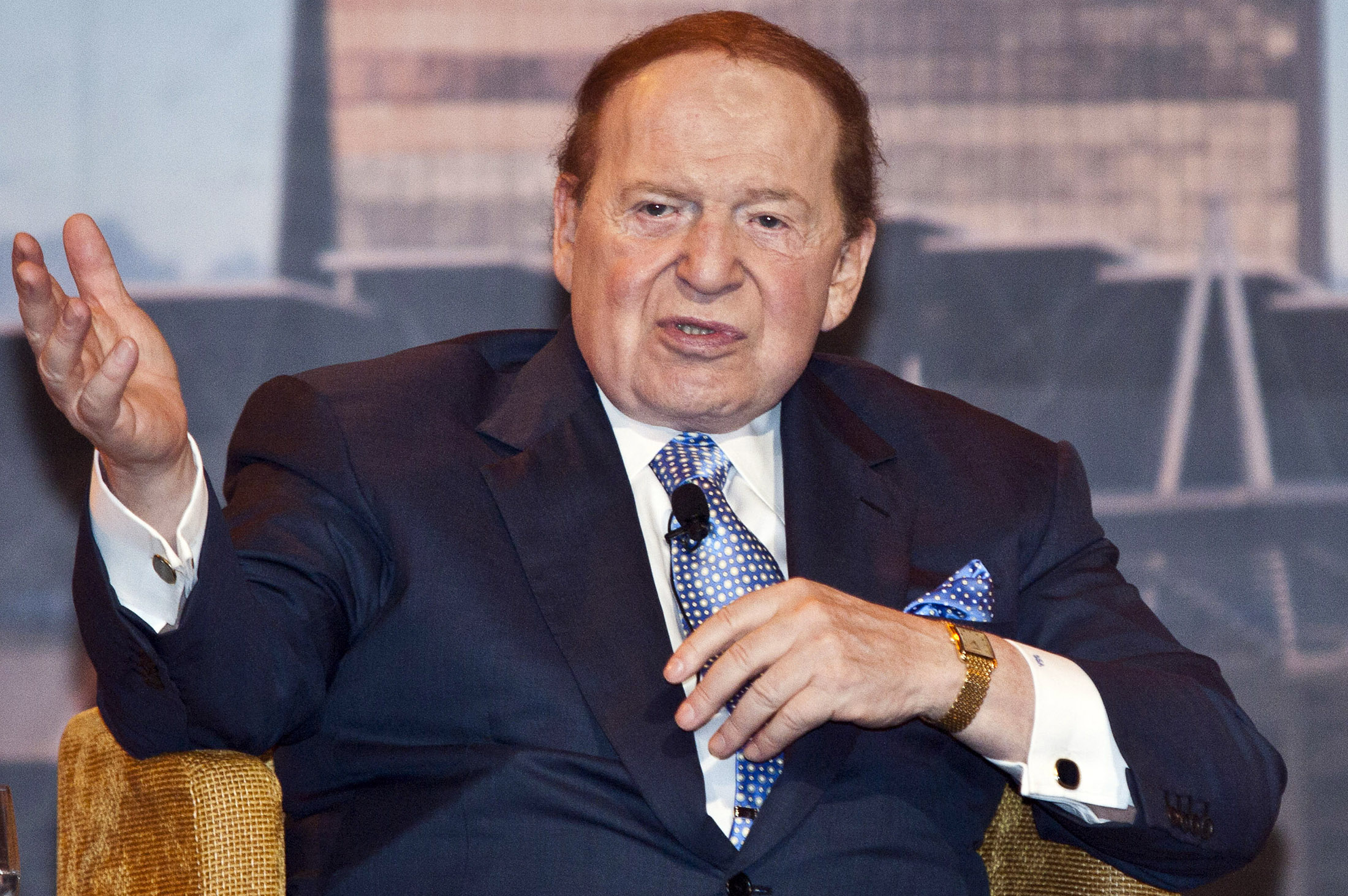 Las Vegas Sands Corp. Chairman and CEO Sheldon Adelson, shown at