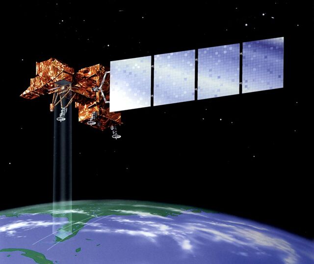 <span style="color:#818181"><p style="font-size:170%; font-weight:bold">● Seizure of control</p>According to US officials, China took direct control of two Earth observation satellites in 2008, including Landsat 7 (above), by first hacking a ground station.</span>