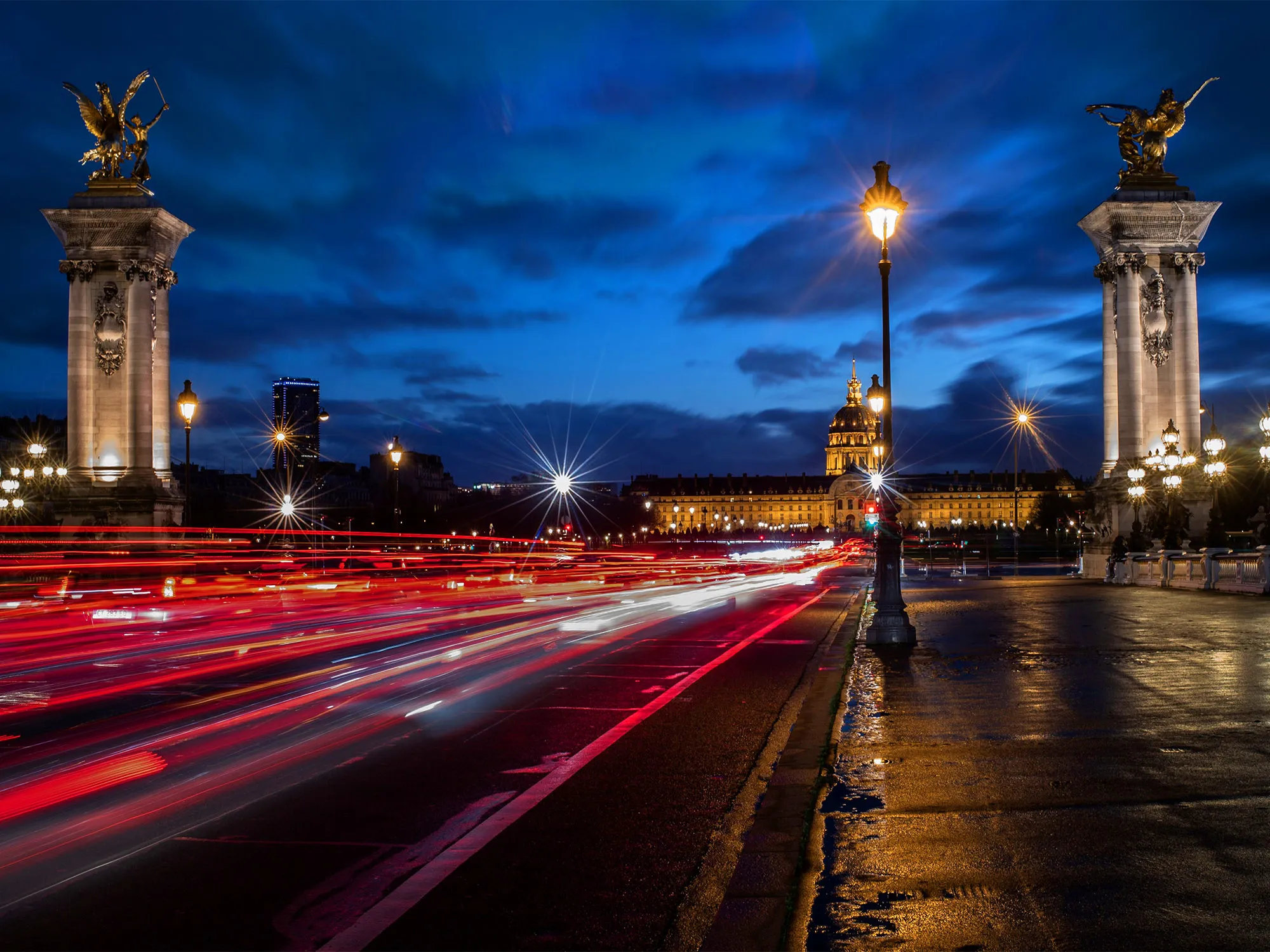 Alexandre III bridge in Paris.