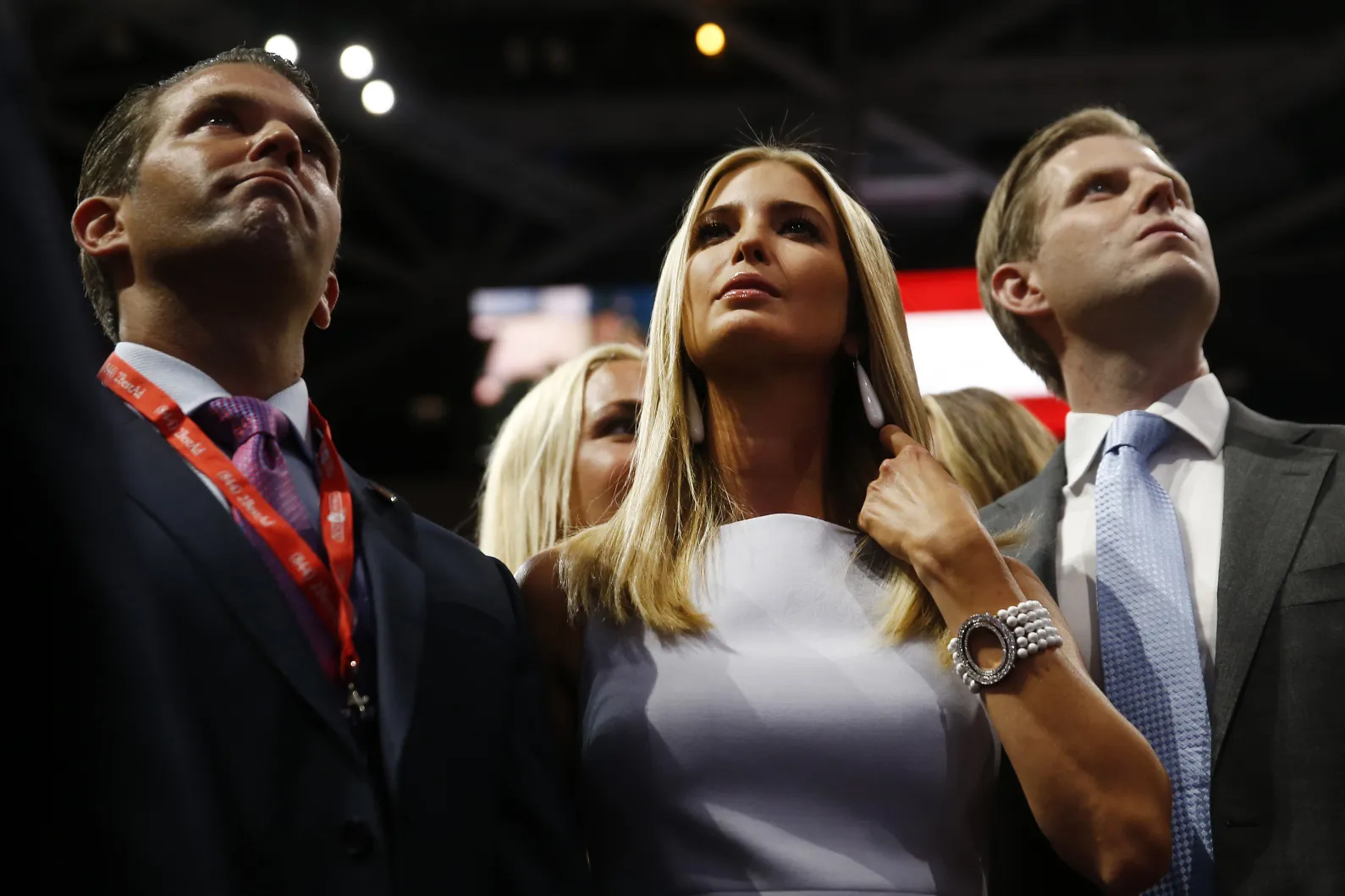Donald Trump Jr., Ivanka Trump and Eric Trump.