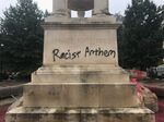 A monument to Francis Scott Key was targeted by protesters. It was hardly the first time this statue has faced critics. 