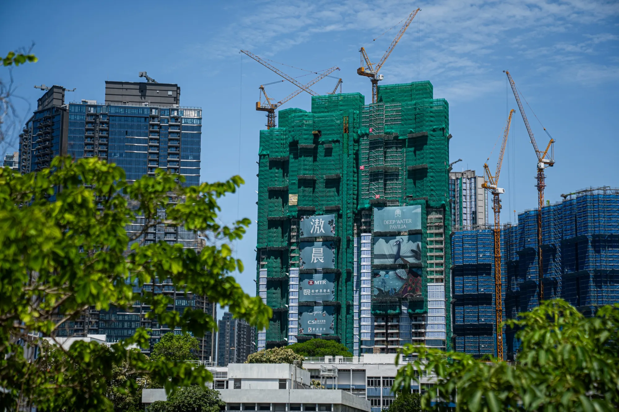 The Deep Water Pavilia project, developed by New World Development Co., in Hong Kong, on June. 7.