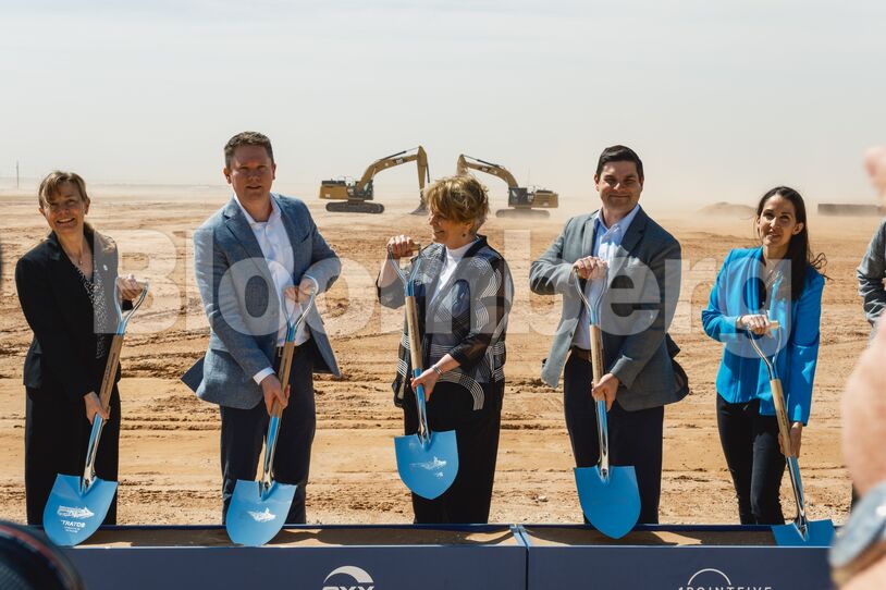 Oxy And 1PointFive Direct Air Capture Plant Groundbreaking Ceremony
