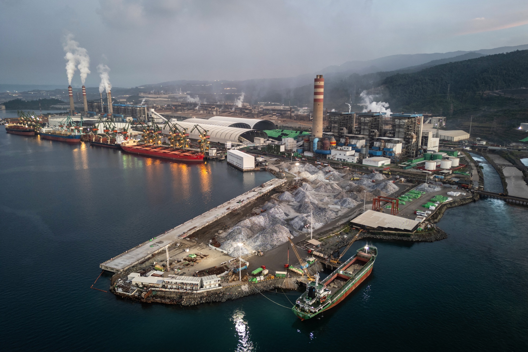 Weda Bay Industrial Park in Central Halmahera, North Maluku. Photographer: AFP/Getty Images