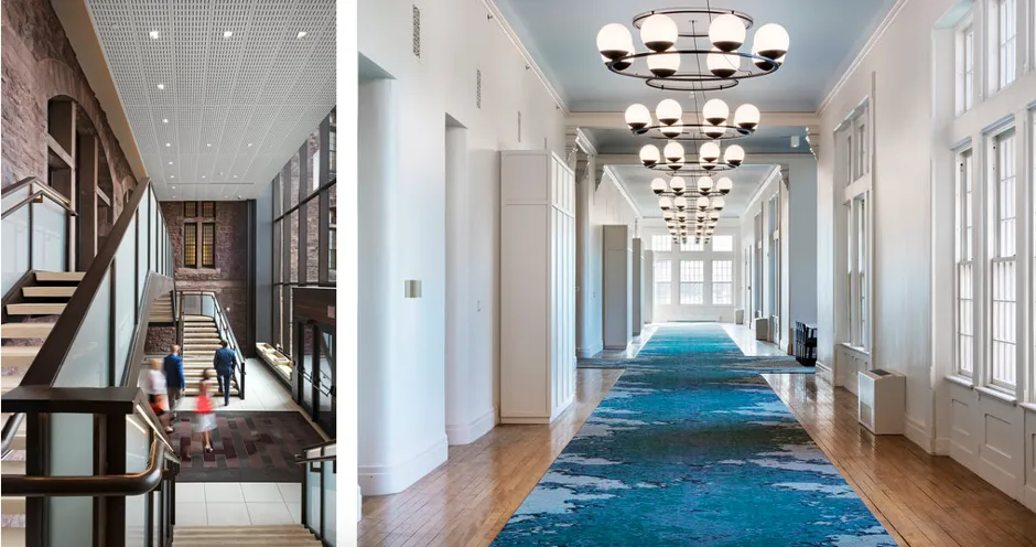 Deborah Berke Partners recently transformed a section of Buffalo's sprawling H.H. Richardson-designed former asylum into a fashionable hotel. The project fits the firm's specialty of placing thoughtful contemporary design into historic spaces.