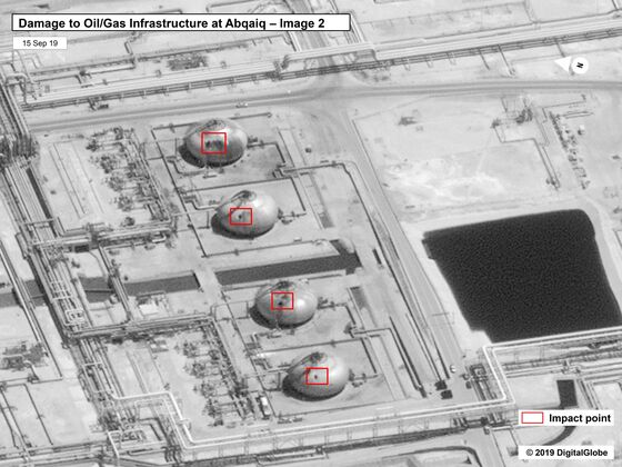 Photos Show How an Air Attack Crippled Saudi Arabia’s Oil Output