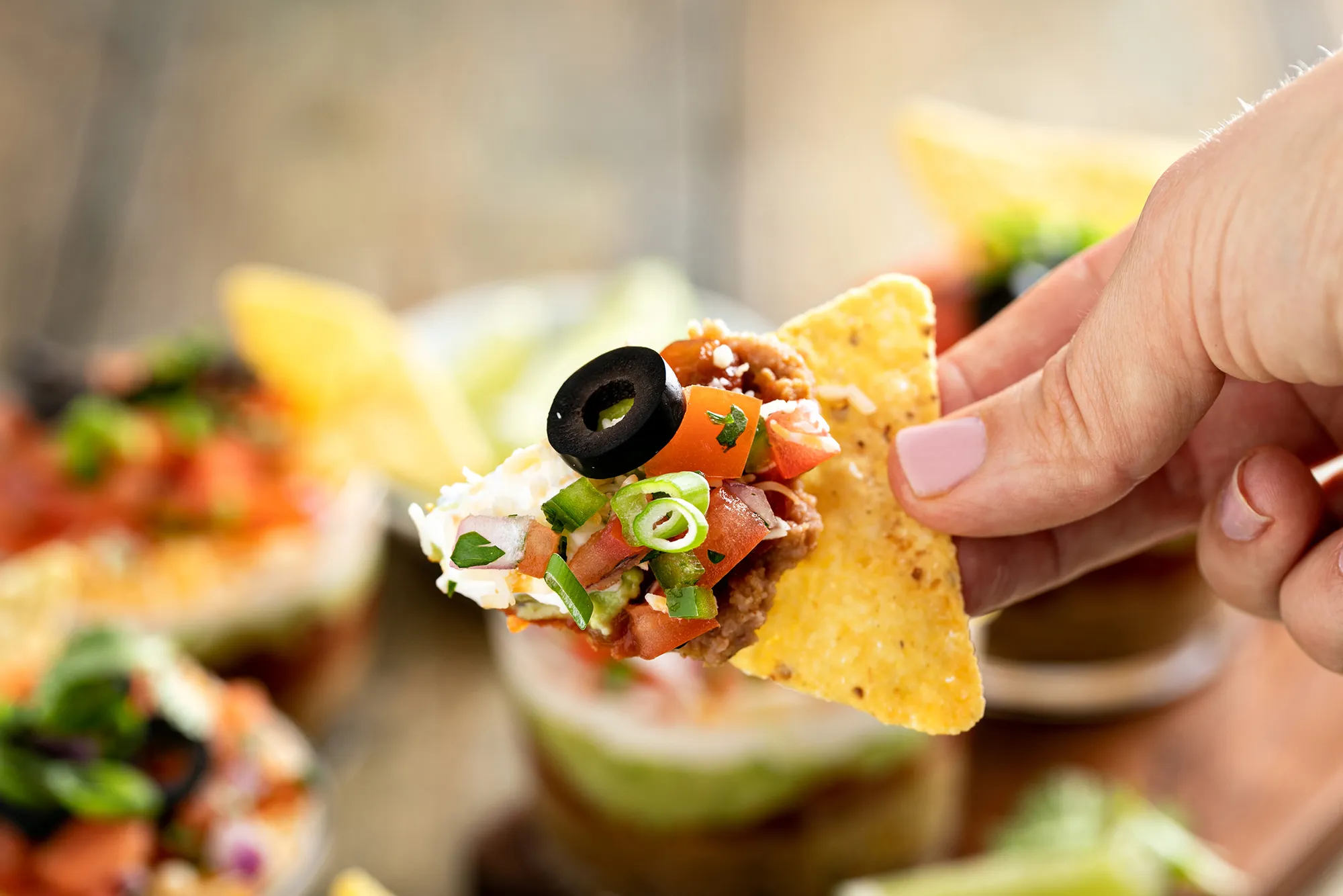 Super Bowl Staple: 7-Layer Dip Ingredient Prices Track Food Inflation