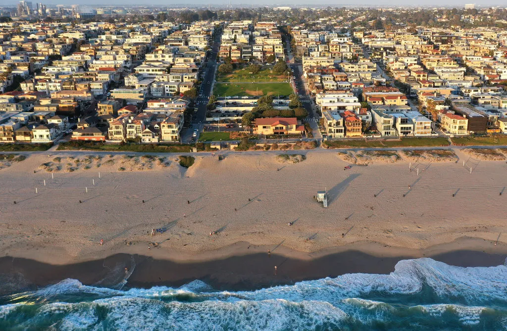 Prime beachfront property.