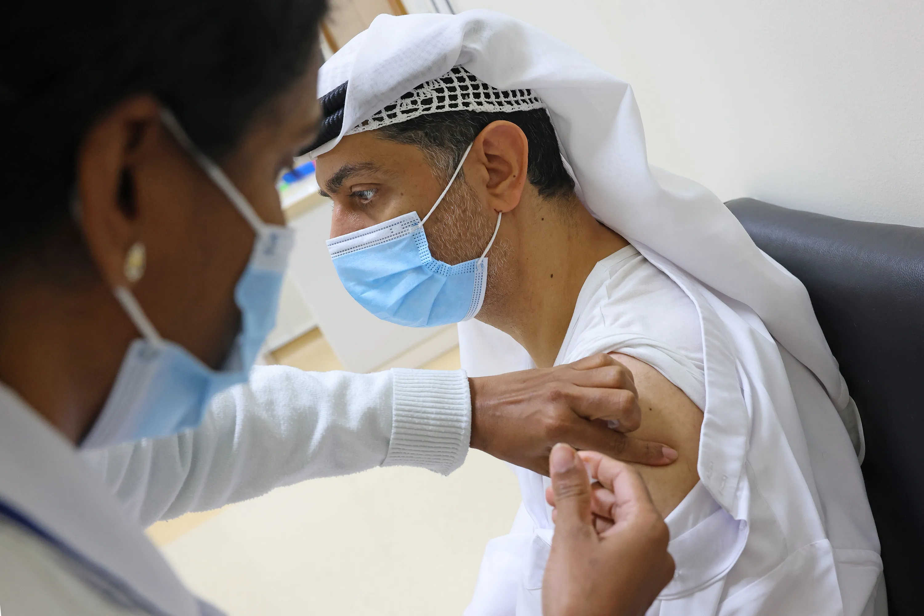 Dubai started a free vaccination campaign last week.