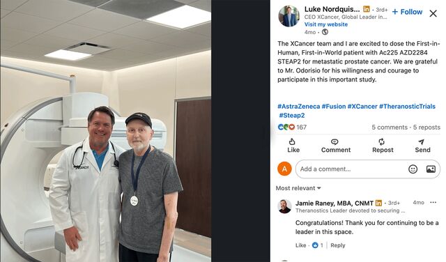 Nordquist and Odorisio in a LinkedIn post.