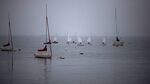 People sail boats in the harbor in Greenwich, C.T., U.S., on Sunday, Nov. 5, 2017.
